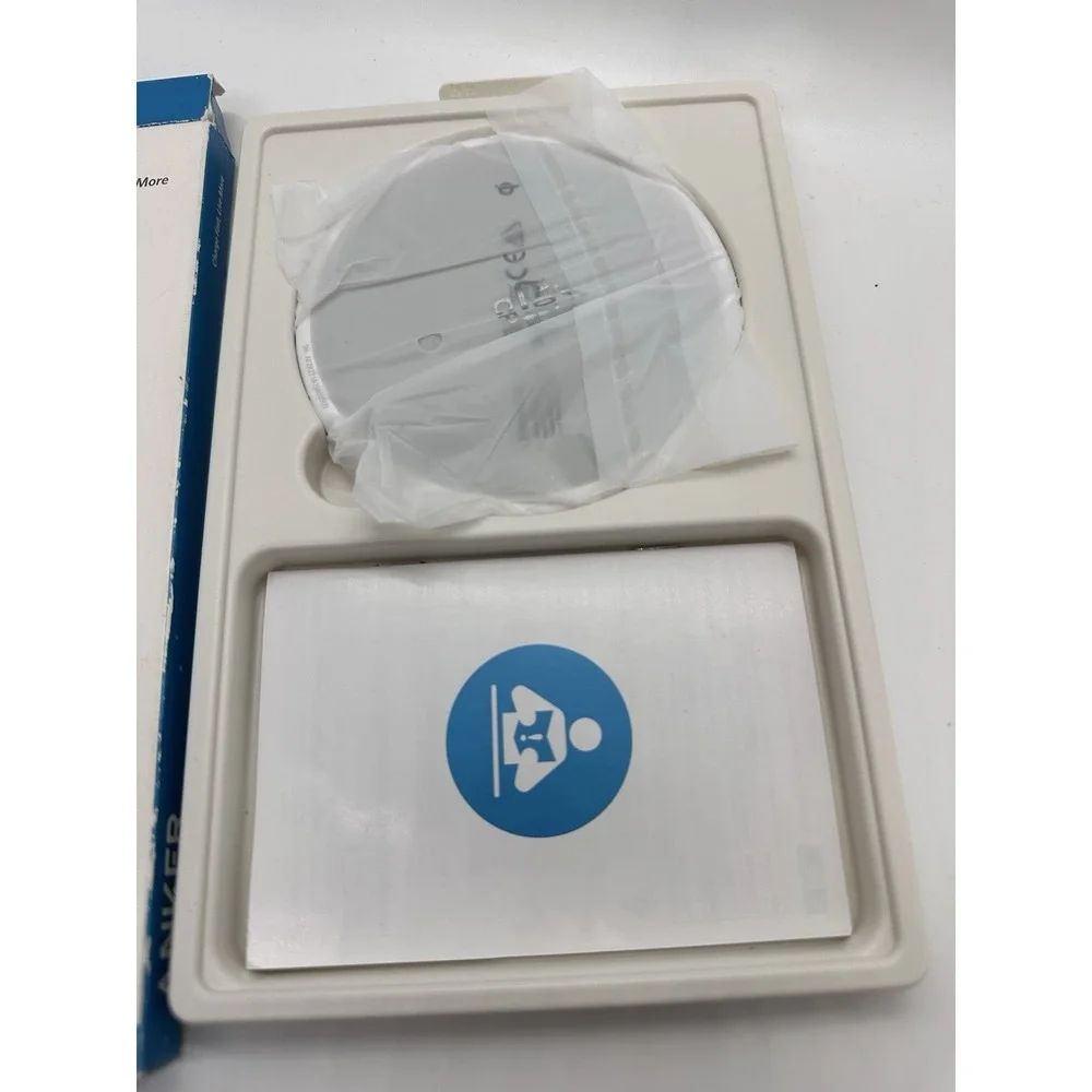 Anker‎ PowerWave Pad Wireless Charging Pad White Qi Open Box New